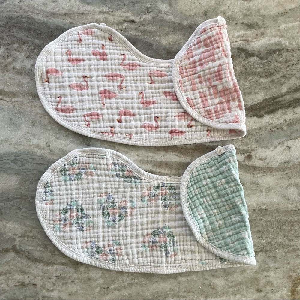 Aden + Anais 100% Cotton Muslin Burpy Bibs